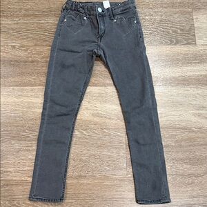 H&M Charcoal Heart-Detail Jeans
